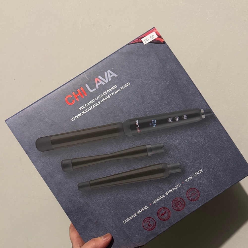 CHI LAVA Interchangeable Curling Wand - Black